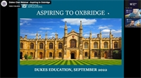 Aspiring to Oxbridge