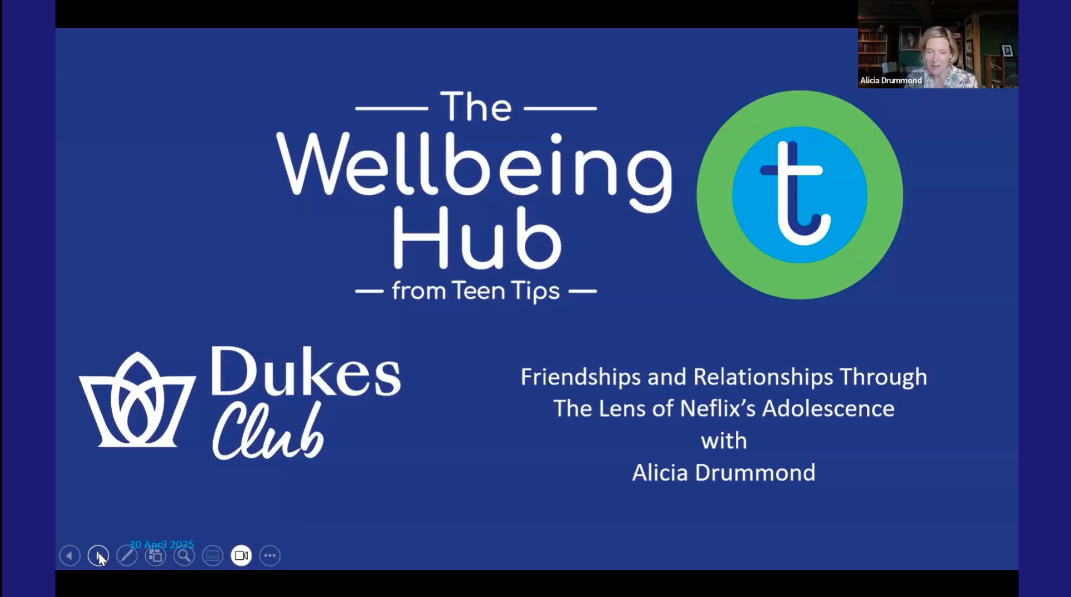 Friendships and relationships through the lens of Netflix's 'Adolescence' with Alicia Drummond, Therapist and Founder of The Wellbeing Hub